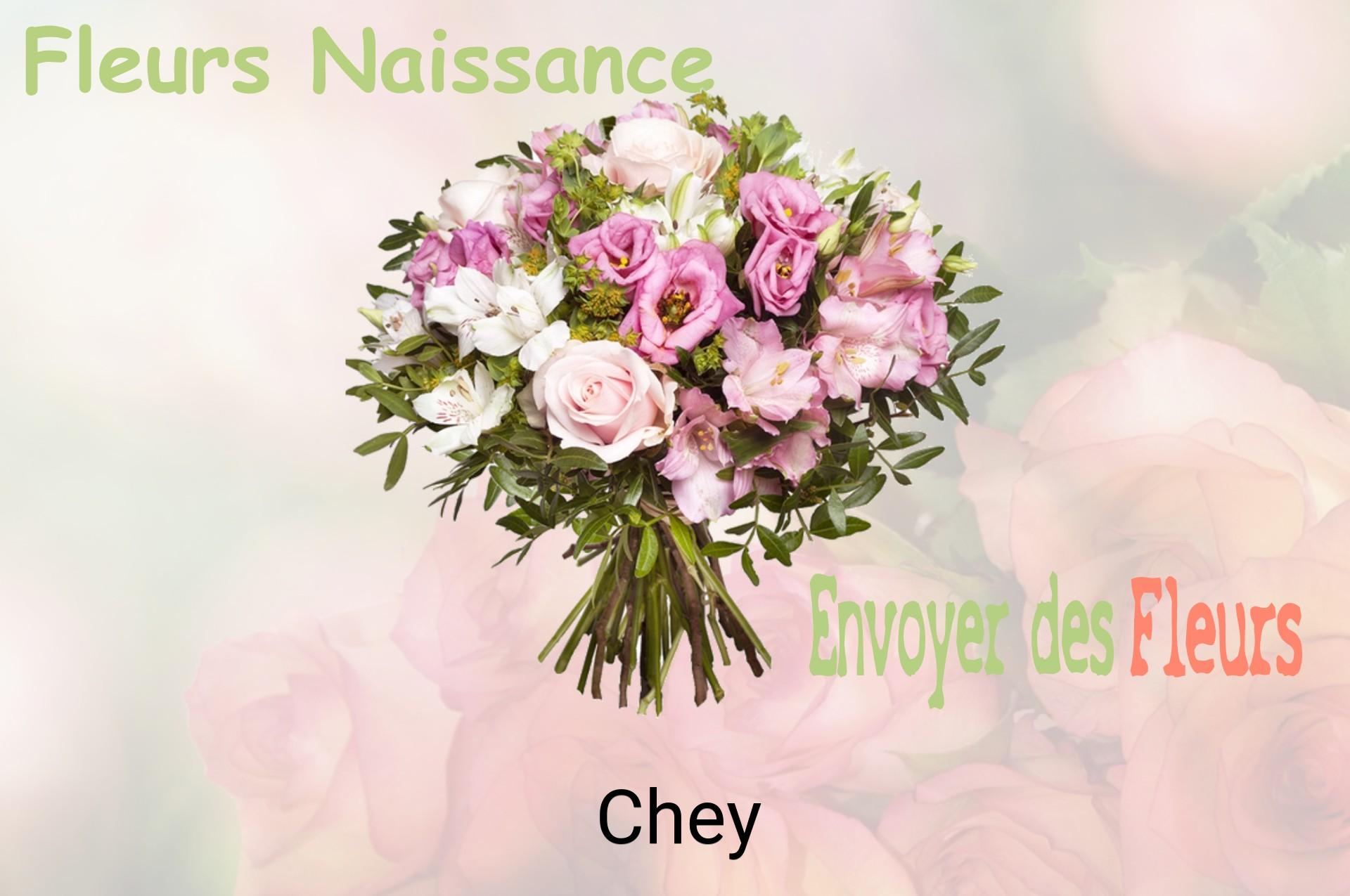 Bouquet de fleurs de naissance livré à Chey